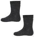 Minymo Chaussettes - 5 Pack - Dark Gris mlang