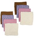 Pippi Baby Spucktcher - Organic - 8er-Pack - 65x65 cm - Wisteri