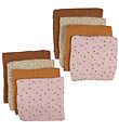 Pippi Baby Muslin Cloths - Organic - 8-Pack - 65x65 cm - Mocha M