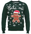 Jule-Sweaters Blouse - Bite Me - Dark Green