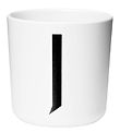 Design Letters Cup - White w. J