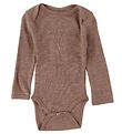 Smallstuff Romper l/s - Wol - Nature