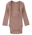 Smallstuff Bodysuit l/s - Wool - Soft Powder