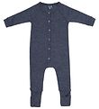 Smallstuff Pyjamapak - Wol - Denim Gemeleerd