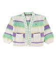 Tommy Hilfiger Cardigan - Stickad - Ecru Colored Stripe