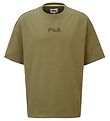 Fila T-paita - Jaden - Poltettu Olive