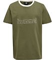Hummel Stuttermabolur - HmlCloud - Olive Útibú