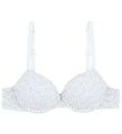 DIM Bra W. Hanger - Microfiber - White w. Logo