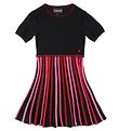 Emporio Armani Kleid - Strick - Schwarz/Rot