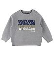 Emporio Armani Blouse - Grey Melange w. Text