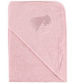 Nørgaard Madsens Babyhanddoek - 75x75 cm. - Light Rose m. Knuffe