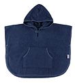 Nørgaard Madsens Towel Poncho w. Hood/Pocket - 70x50 cm - Navy