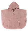 Nørgaard Madsens Badponcho m. Huva/Ficka - 70x50 cm - Pale Mau