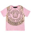 Versace T-Shirt - Mduse - Rose/Or