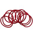 Little Wonders Hårsnoddar - Rosa - 10-pack - Röd Glitter