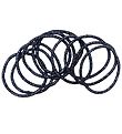 Little Wonders Elastics - Rosa - 10er-Pack - Dark Blue Glitter