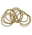 Little Wonders Elastics - Rosa - 10er-Pack - Gold Glitter