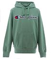 Champion Fashion Sweat  Capuche - Vert av. Logo