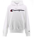 Champion Fashion Kapuzenpullover - Wei mit Logo