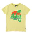Danefæ T-shirt - Rainbow Ringer - Yellow w. Alohej
