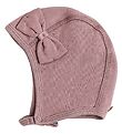 Racing Kids Baby Hat - Dusty Rose w. Bow
