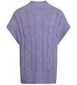 Grunt Waistcoat - Knitted - Brie - Purple