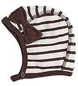 Racing Kids Babymuts - Chocolade Brown/Eierschaal m. Vlinderdas