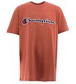 Champion Fashion T-Shirt - Orange av. Logo