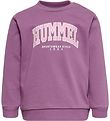 Hummel Sweatshirt - HmlFast Limoen - Argyle Purple