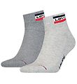 Levis Ankle Socks - 2-Pack - Mid Cut - Grey Combo