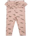 Petit Town Sofie Schnoor Trousers - Sweet Rose w. Tigers