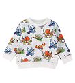 Stella McCartney Kids Collegegenser - Hvit m. Sjøtrykk