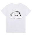 Karl Lagerfeld T-shirt - Four - White w. Black