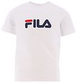 Fila T-shirt - Solberg - Bright White m. Tryck