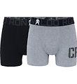 Ronaldo Boxershorts - 2-pack - Bamboe - Grijs/Zwart