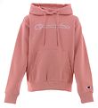 Champion Hoodie - Pink w. Logo