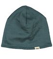 Voksi Bonnet - Laine - 2 Couches - Rversible - Sea Green/Mlang