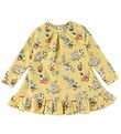 Smallstuff Kjóll - Flower Garden - Soft Yellow