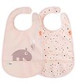 Done By Deer Bib - 2-Pack - Ozzo - Powder