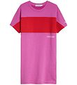 Calvin Klein Dress - Colour Block - Lucky Pink/Red