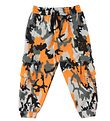 Dolce & Gabbana Byxor - Reborn To Live - Orange/Grå Camouflage