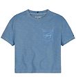 Tommy Hilfiger T-Shirt - Script Pocket - Blue Crush