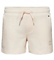 Tommy Hilfiger Sweat Shorts - Natural Dye Script - Ancient White