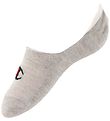 Champion Footies - 2er-Pack - Graumeliert meliert m. Logo