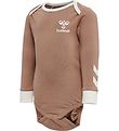 Hummel Bodysuit l/s - HmlMaule - Beaver Fur
