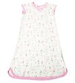 Joha Nightdress - Bamboo - White w. Flamingo