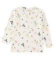 Joha Blouse - Bamboo - White w. Pelicans