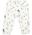 Joha Leggings - Bamboe - Wit m. Pelikanen