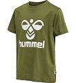 Hummel T-Shirt - hmlTres - Capulet Olive