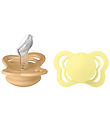 Bibs Couture Dummies - 2-Pack - Size 1 - Silicone - Desert Sand/